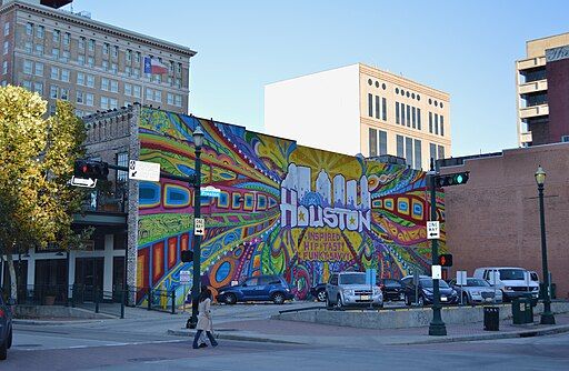 A Mural in Downtown Houston