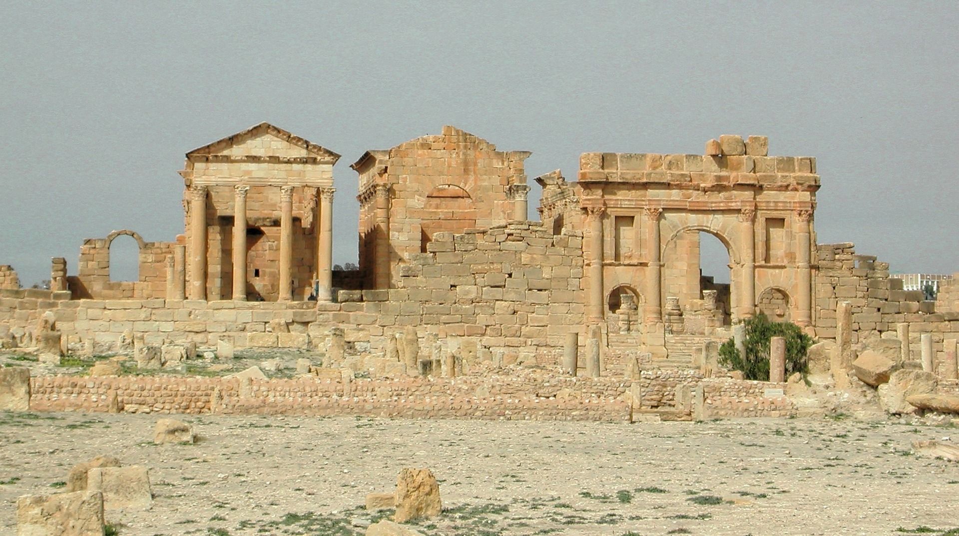 Sbeitla ruins in Tunisia