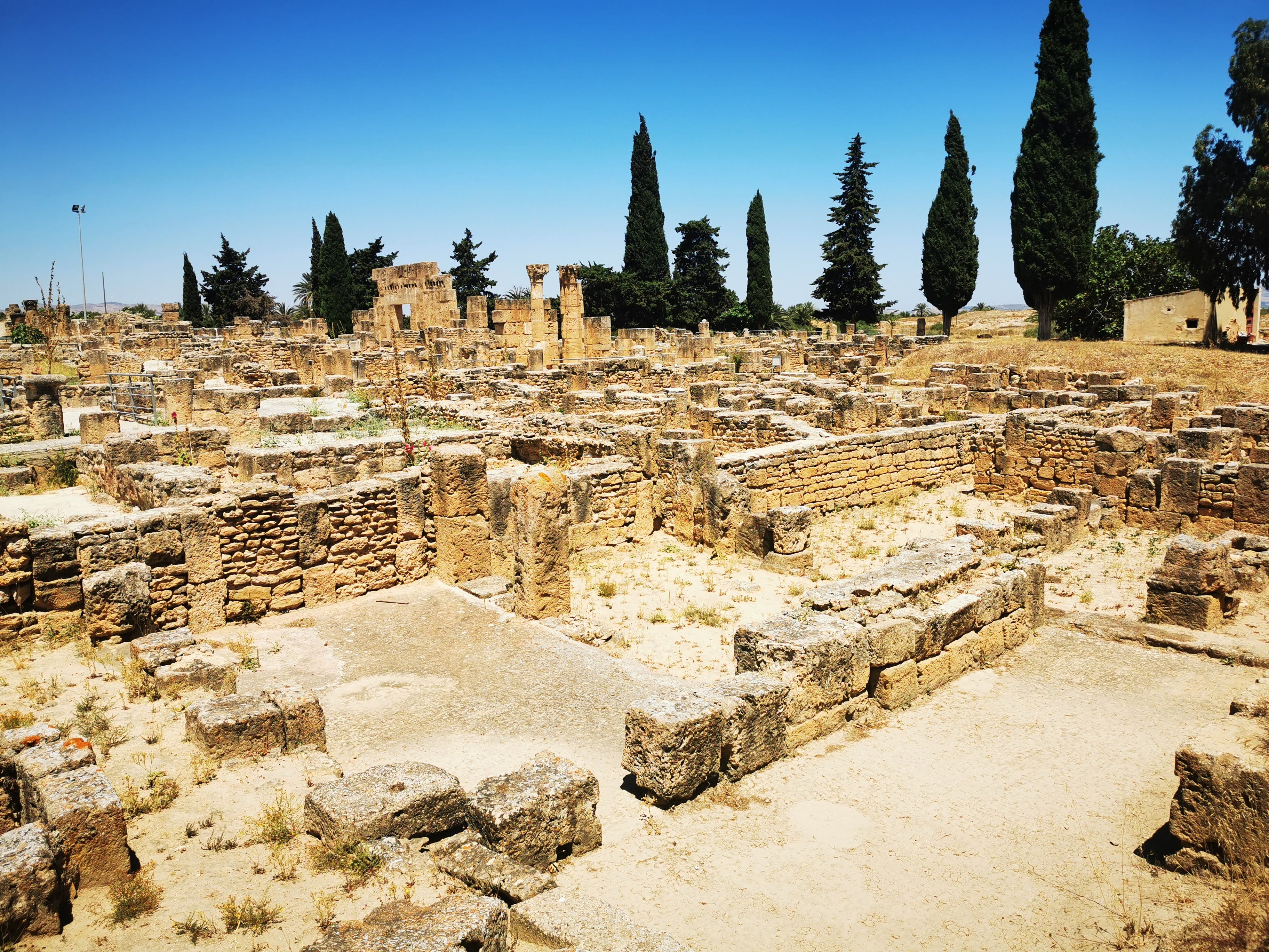 Roman ruins of Utica in Tunisia