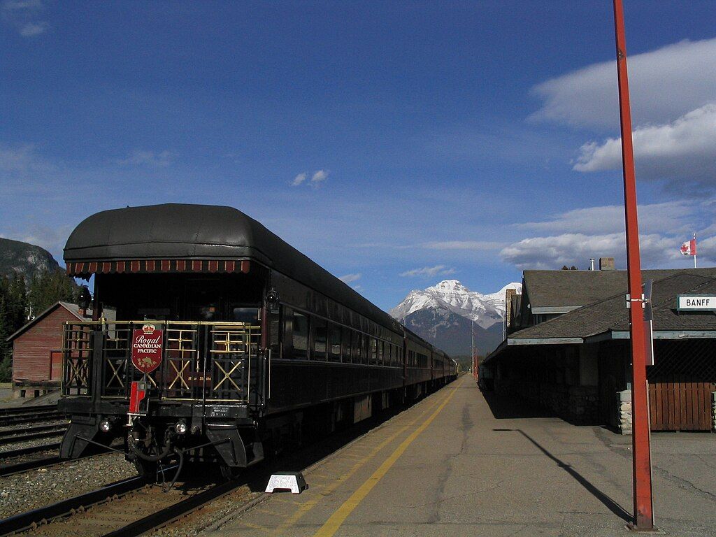 Royal Canadian Pacific in Banff station