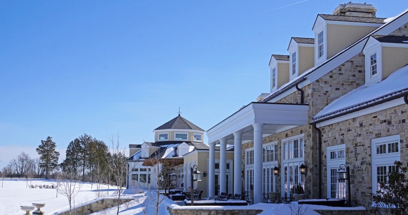 Salamander Resort and Spa, Snow Day, Middleburg, Virginia