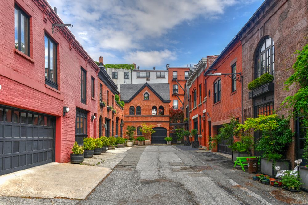 Grace Court Alley in Brooklyn Heights