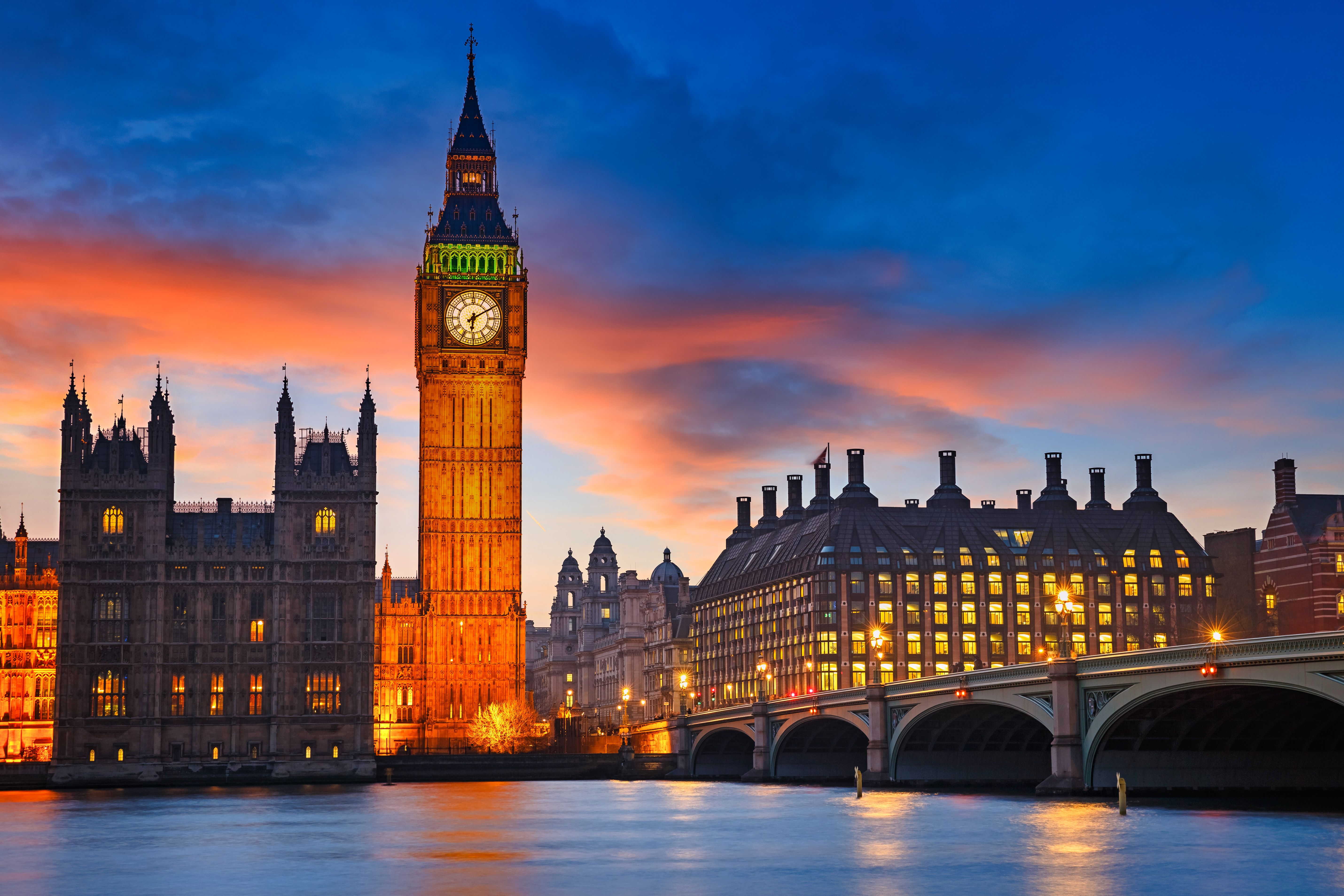 An image of the Big Ben in London, UK