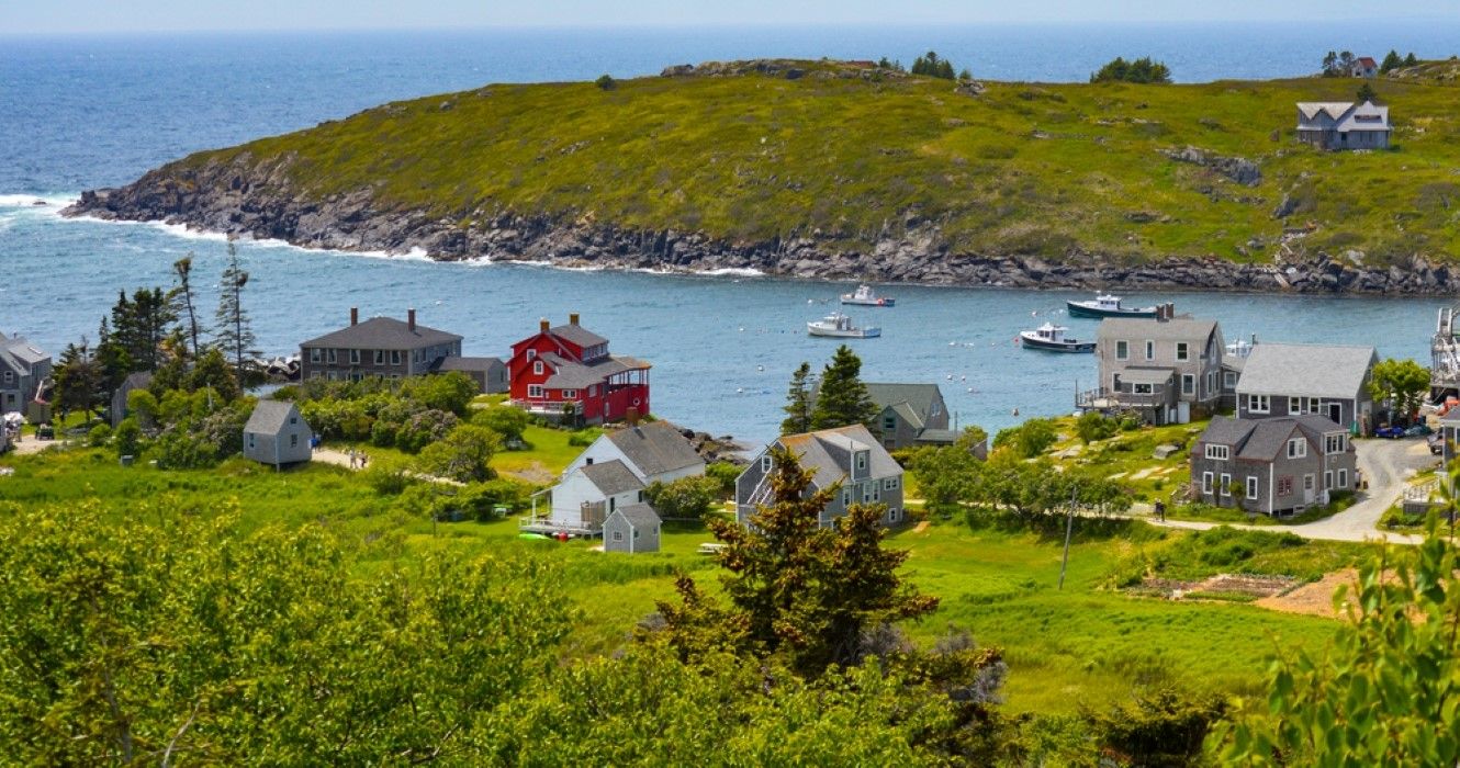 Summer day on Monhegan Island, Maine