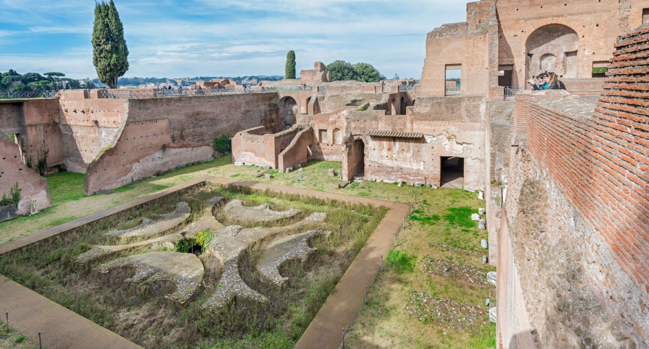 The House of Augustus, or the Domus Augustea in Rome