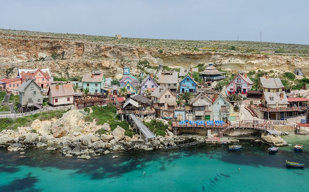 View of Popeye Village, Malta