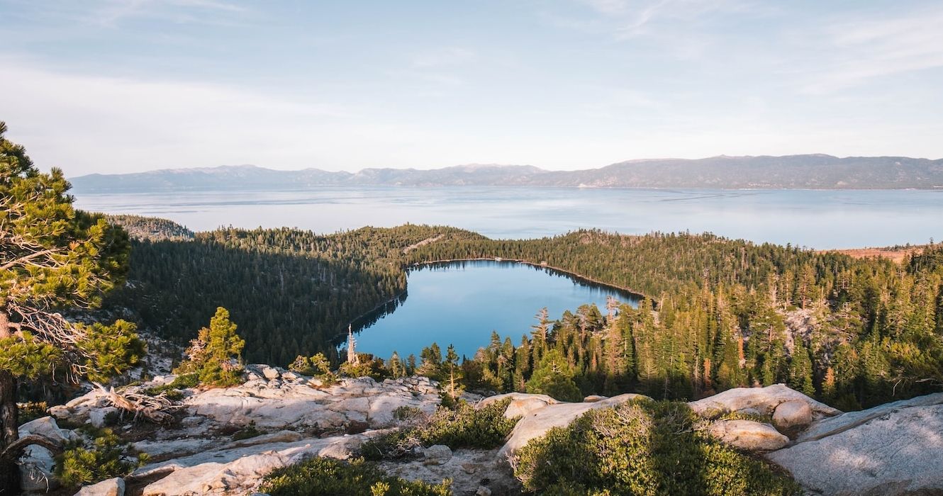 View over Lake Tahoe California