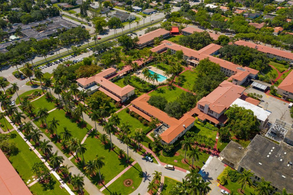 Aerial photo Barry University Miami Florida