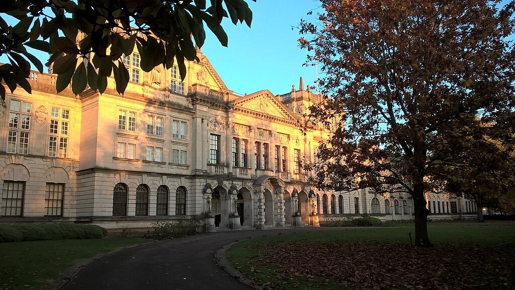 Cardiff University Main Building, Cardiff, Wales, UK