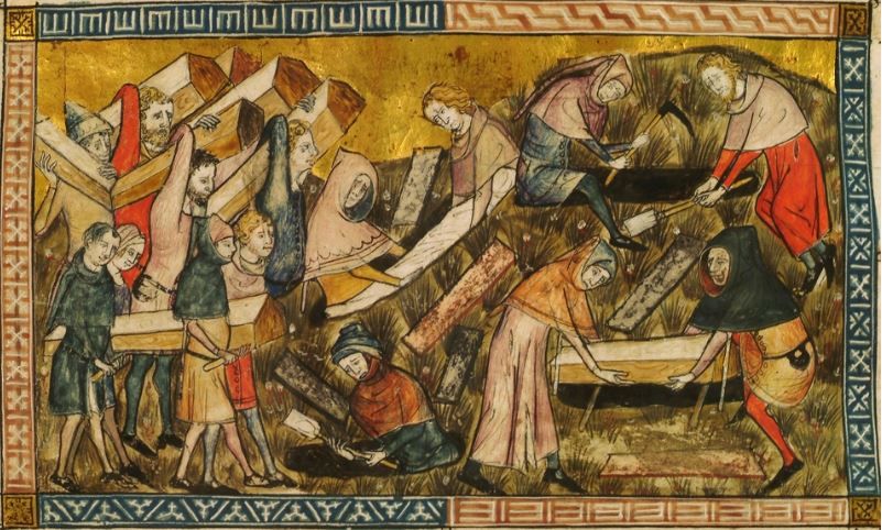 Doutielt Black Death Drawing
