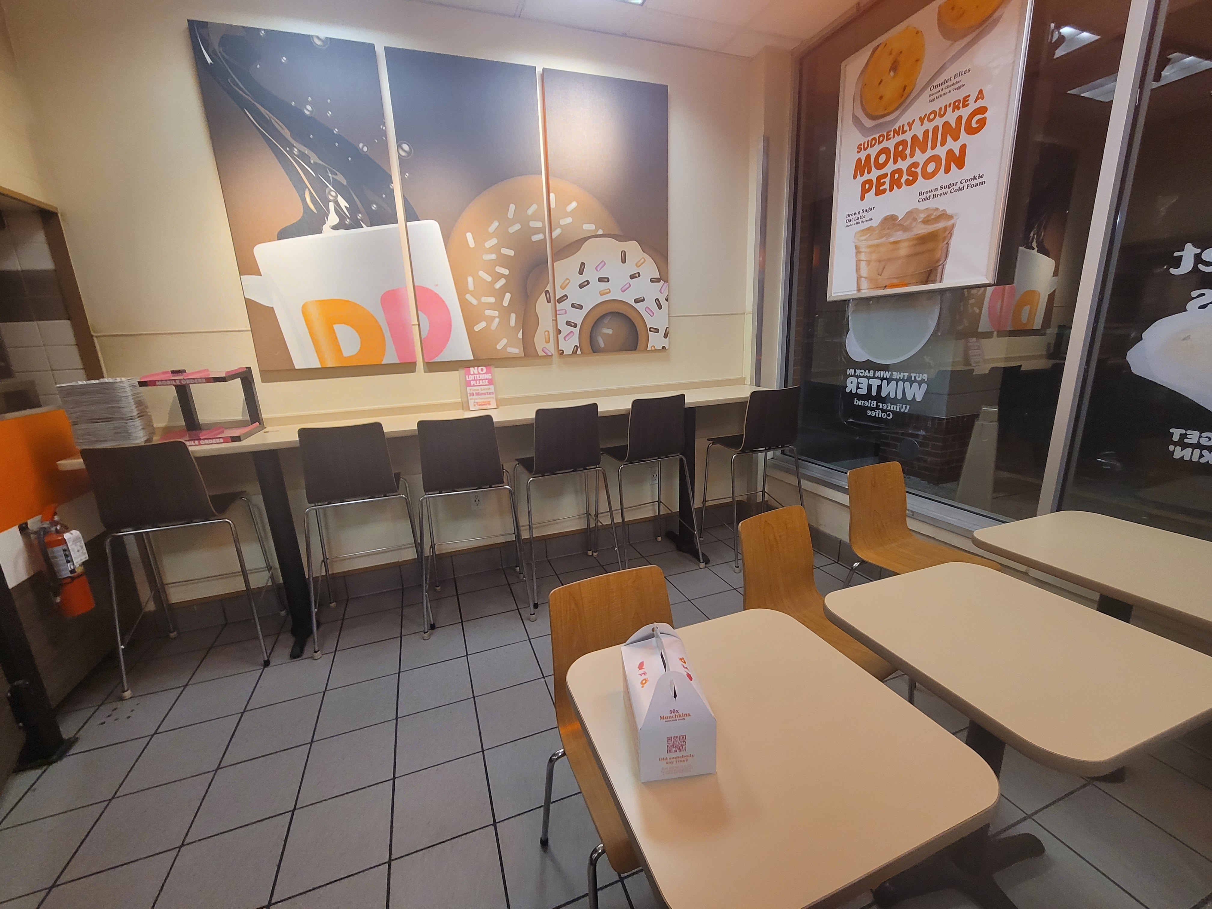 Dunkin Donuts interior