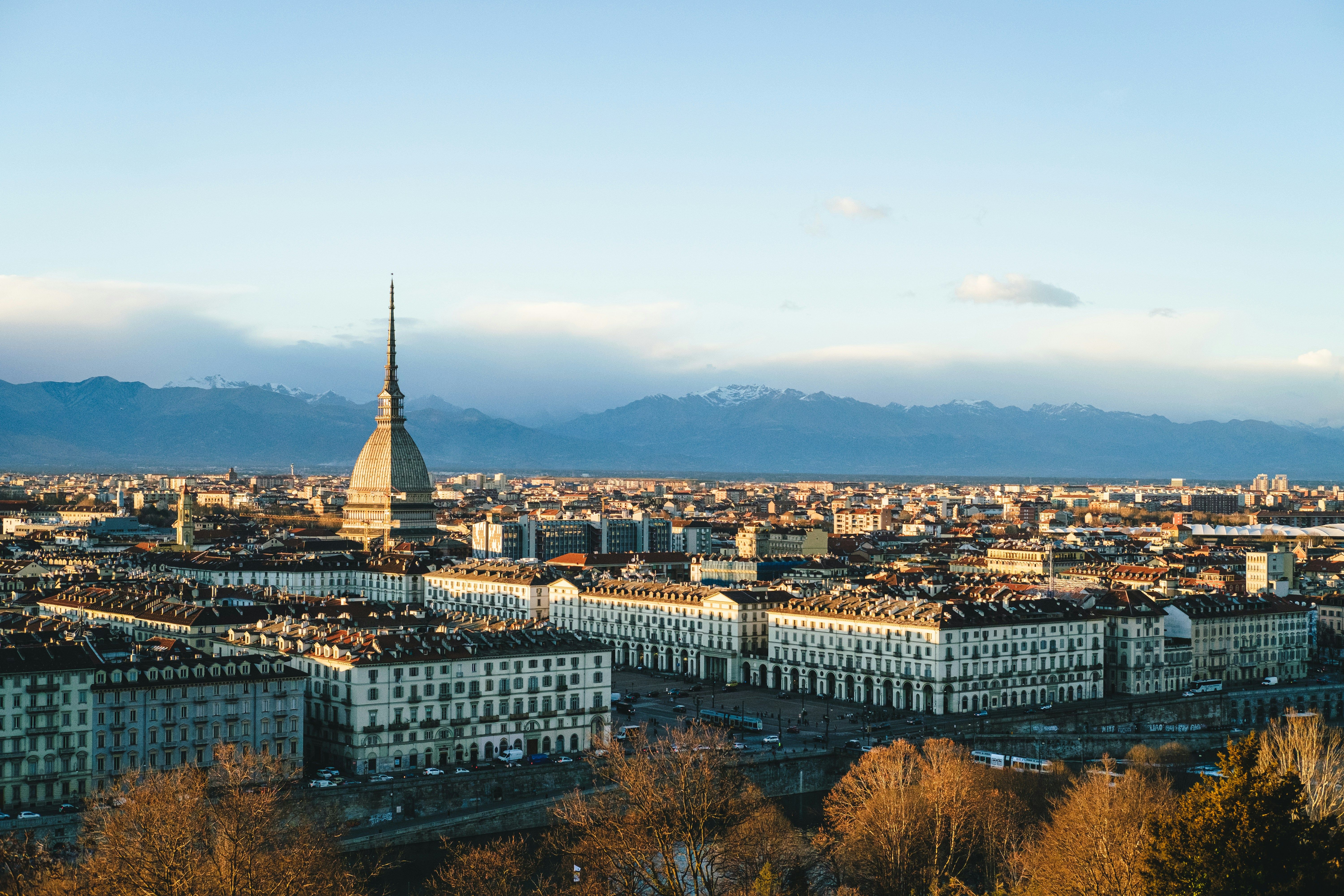 Beautiful view of Turin, Italy