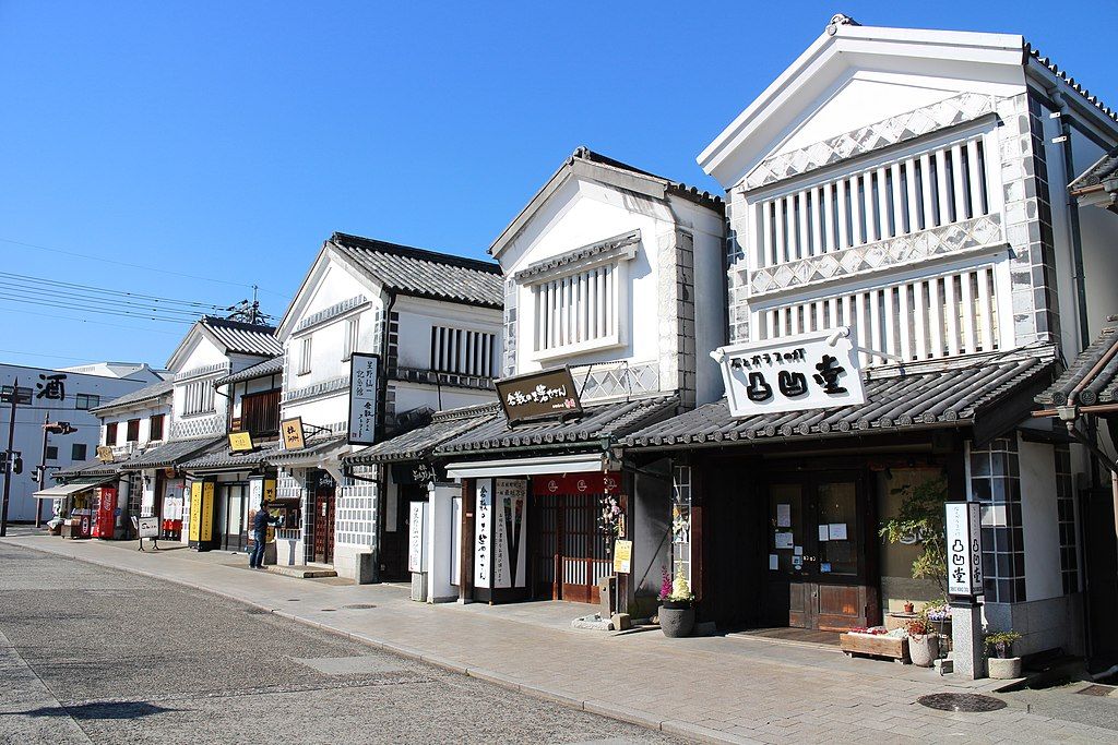 Traditional buildings at the Kurashiki Bikan historical quarter, Okayama Prefecture