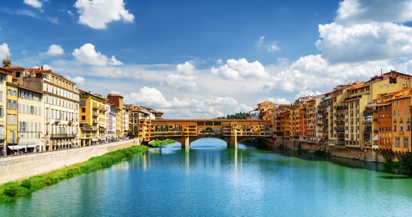 Ponte Vecchio and the Arno River, Florence, Italy