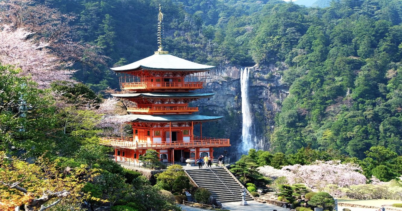 Nachi Taisha along the Kumano Kodo pilgrimage route in Japan