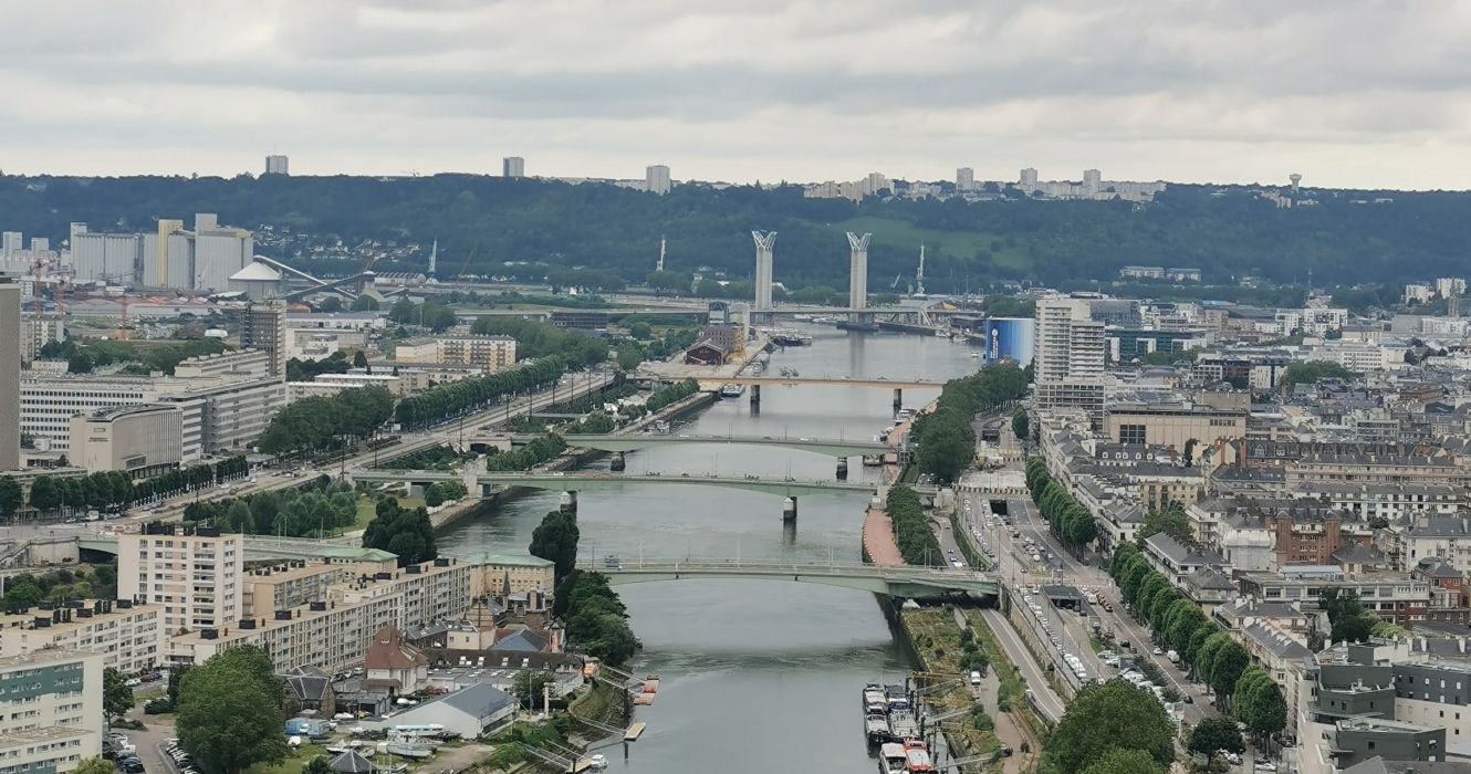 River Seine in Rouen France