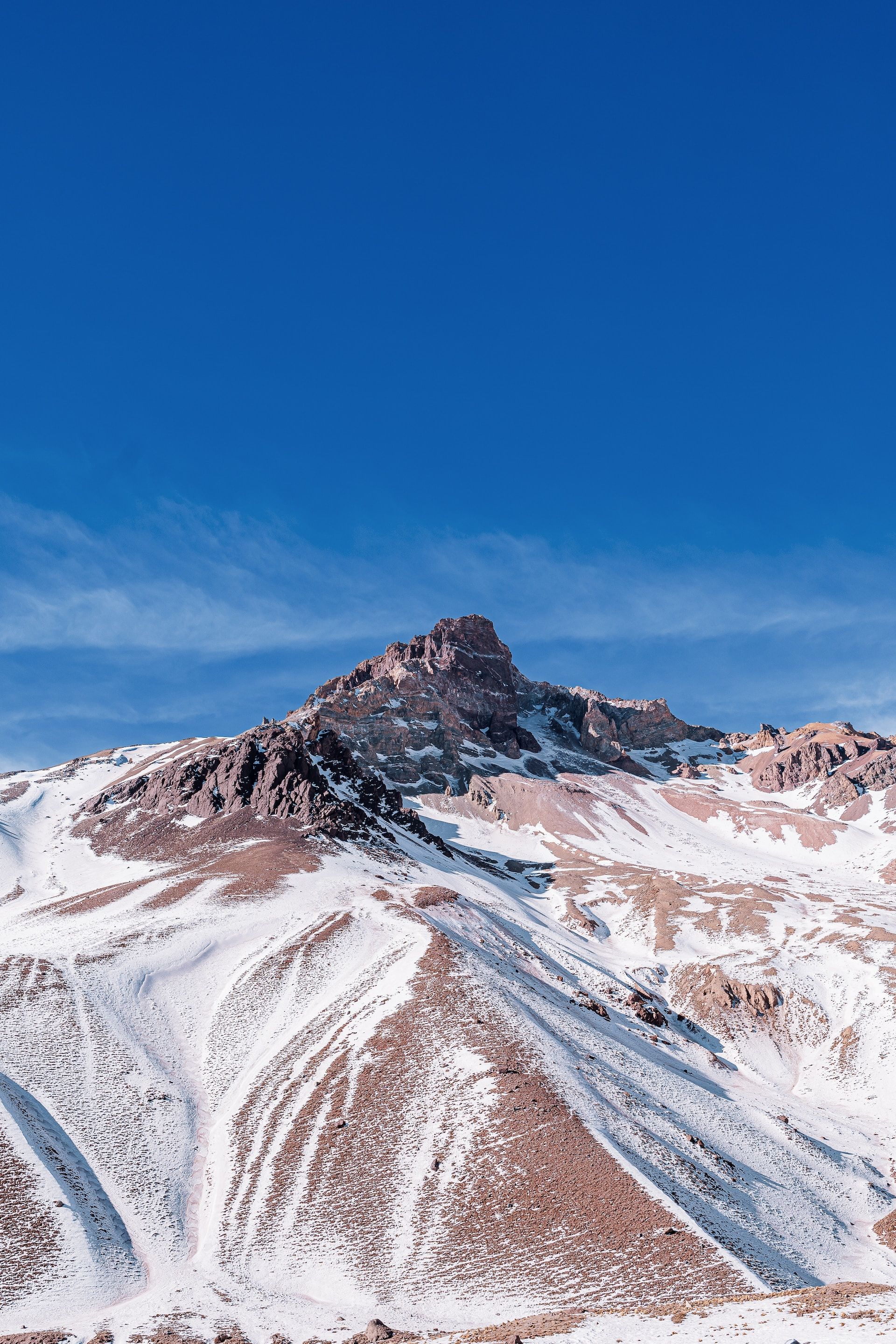 Summit of Aconcagua in Argentina