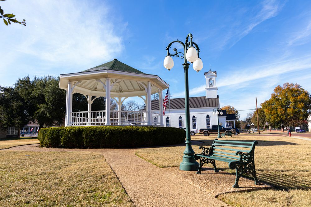 The Gazebo on Otstott Park in Jefferson, Texas