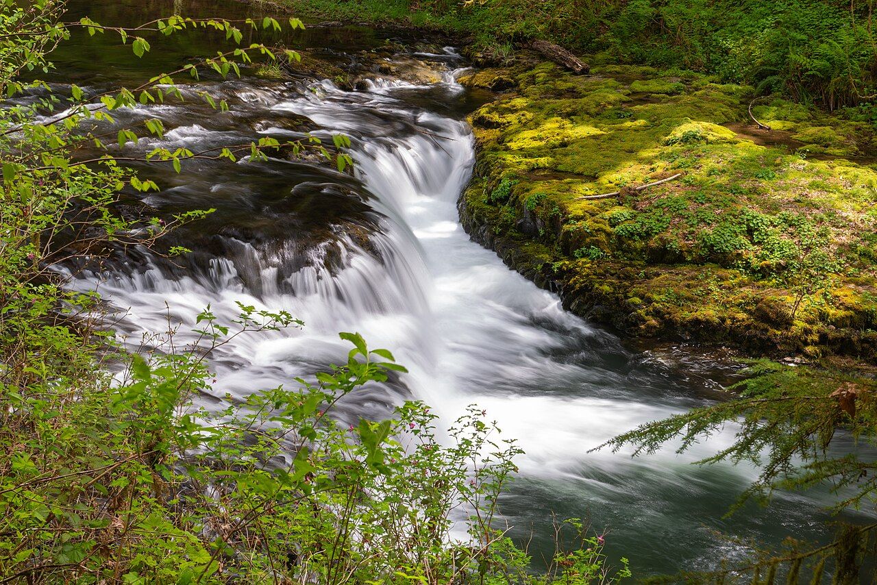 Stunning falls along the Trail of Ten Falls in Silver Falls State Park, one of the most beautiful trails in Oregon