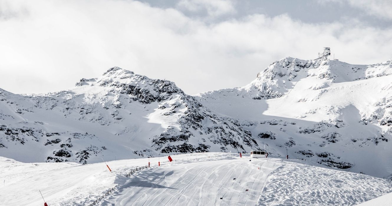Val Thorens, the highest point of the 3 Vallées ski area in France