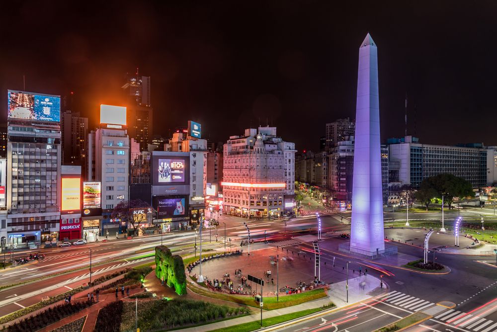 Aerial view of Buenos Aires, Argentina