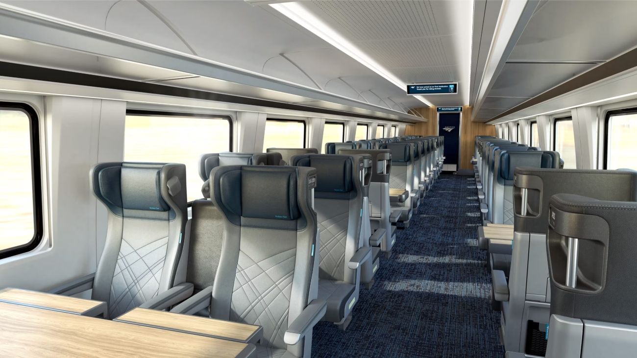 Amtrak Airo Business seating