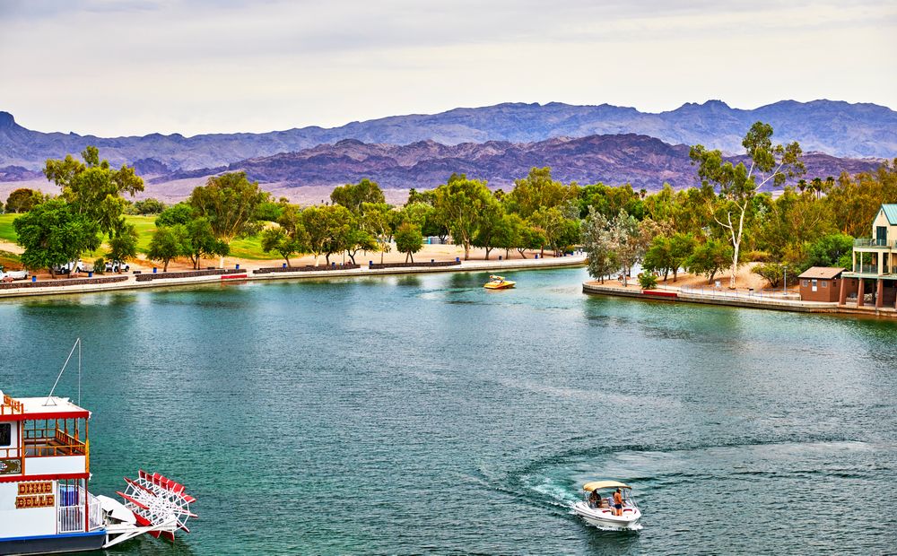 Boats on Lake Havasu, Arizona
