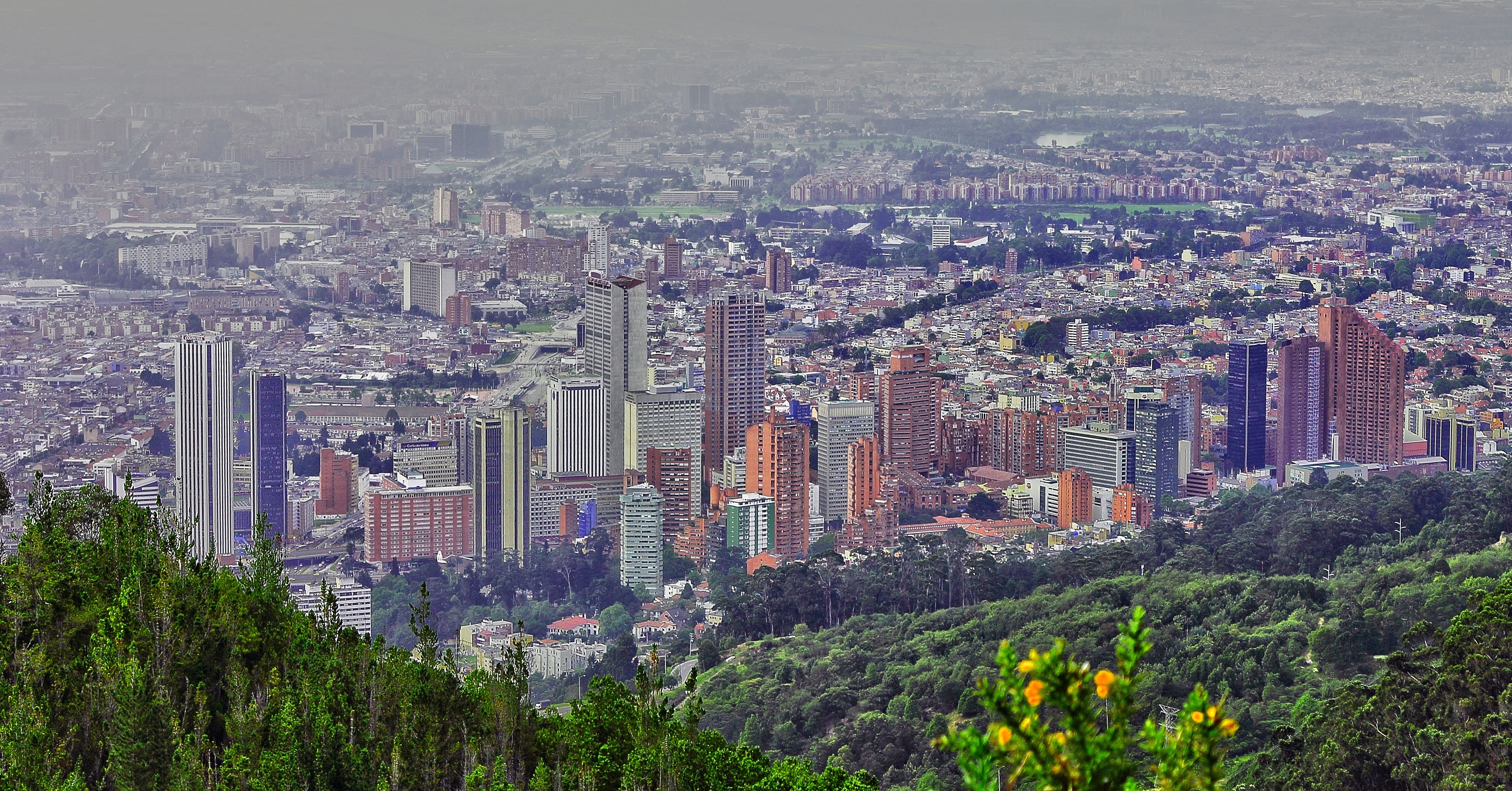 Bogotá, Colombia panoramic view