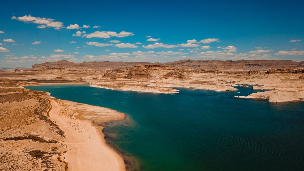 Lake Powel Aerial View Page, Arizona