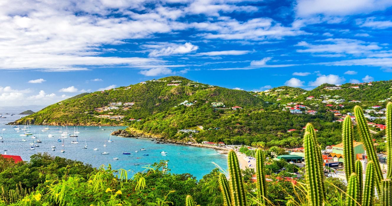 Gustavia, Saint Barthelemy harbor, the Caribbean