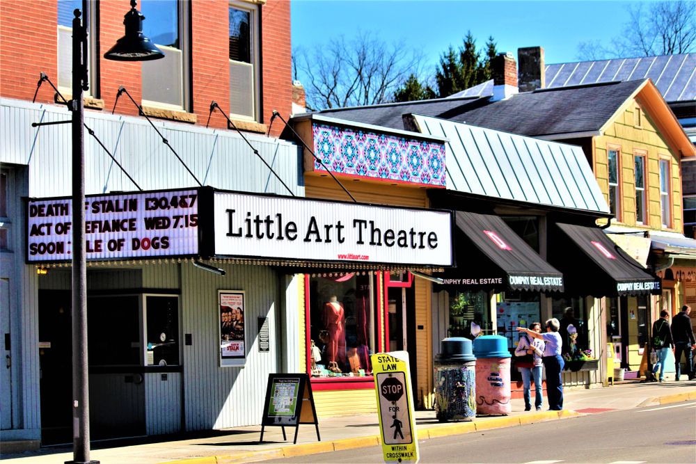 The Little Art Theater in Yellow Springs, Oh, Ohio, USA