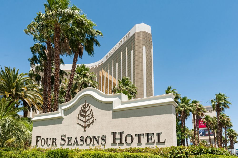 Sign of the Four Seasons Hotel, Las Vegas