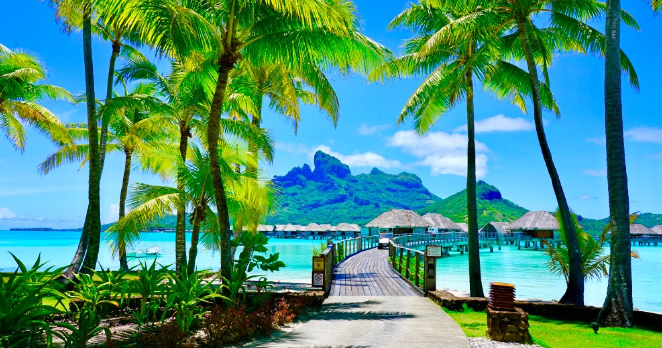 Four Seasons Bora Bora resort.