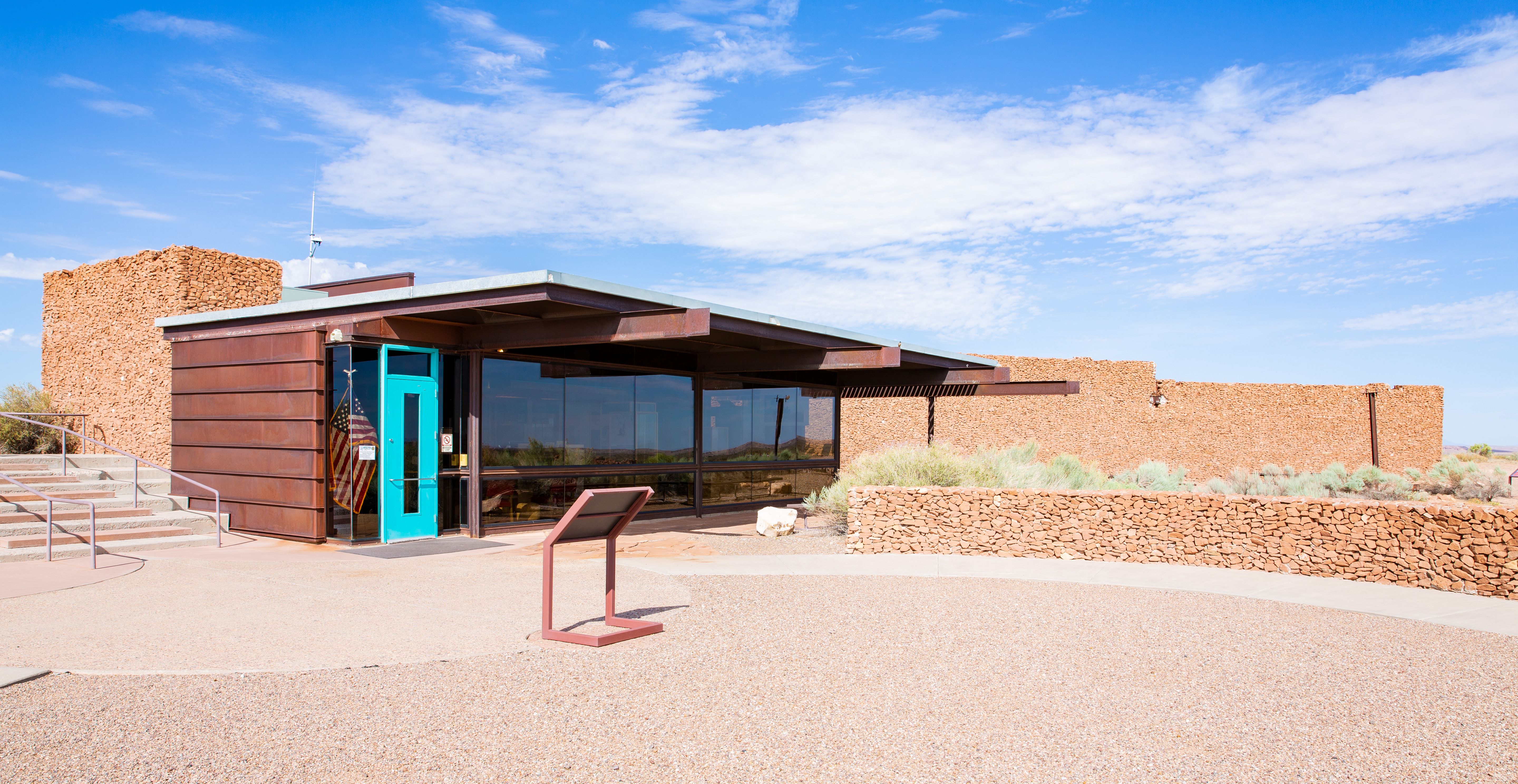 Homolovi State Park visitor center, Arizona, USA