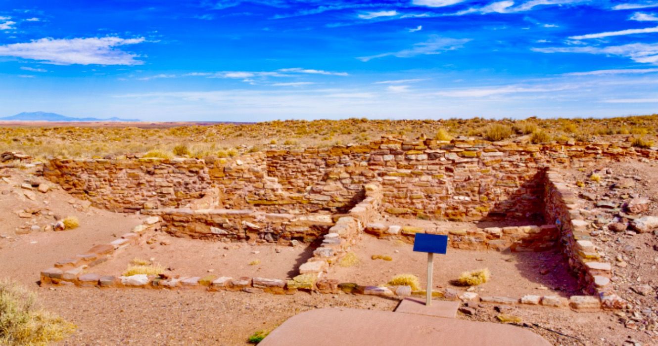 Homolovi State Park, Indian ruins in Arizona, USA