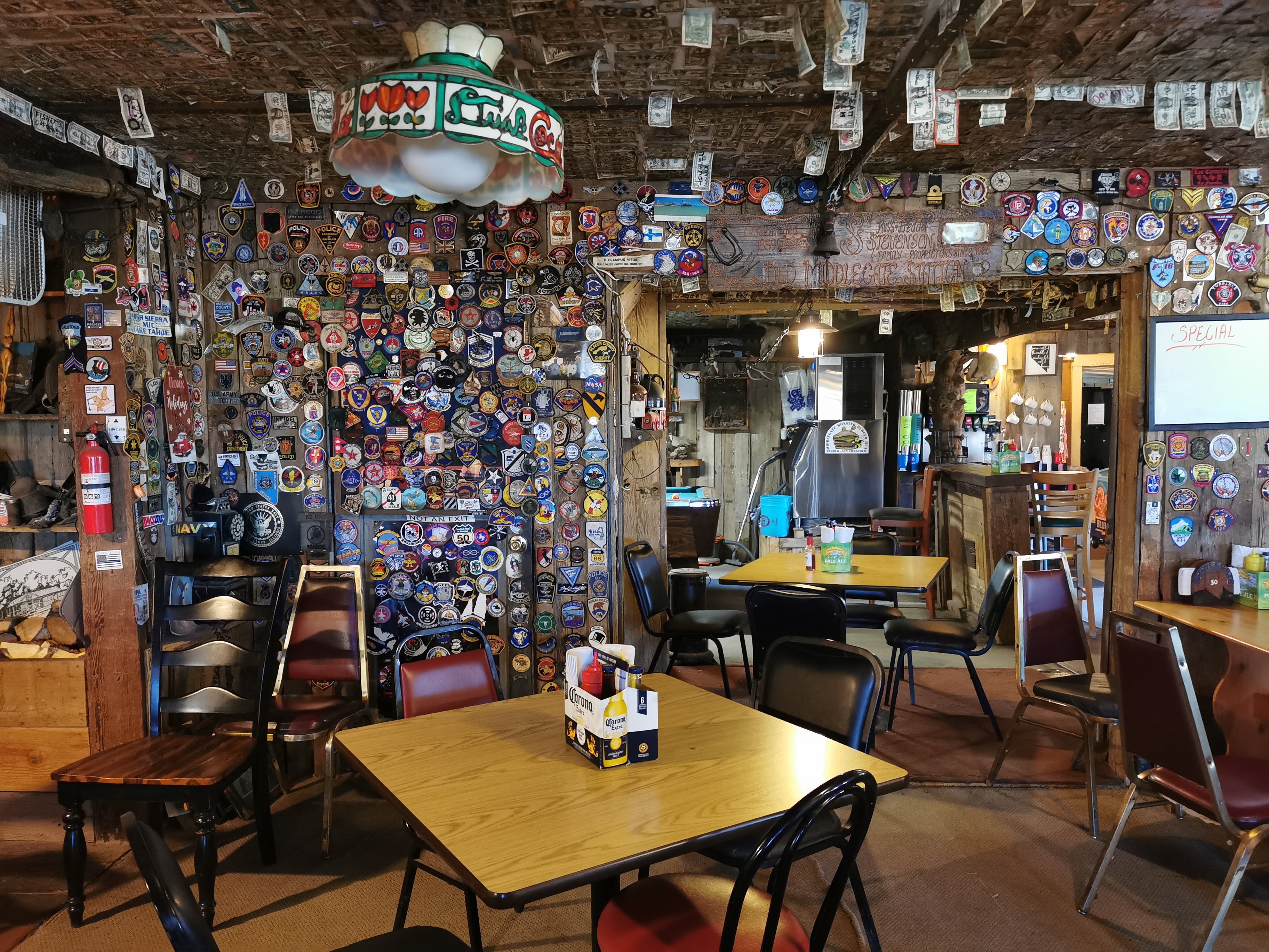 Interior of Middegate Station Restaurant