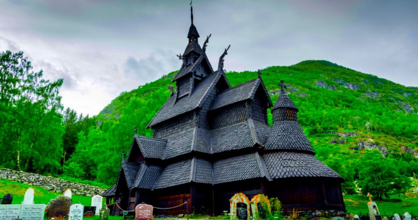 The ancient wooden church of Borgund