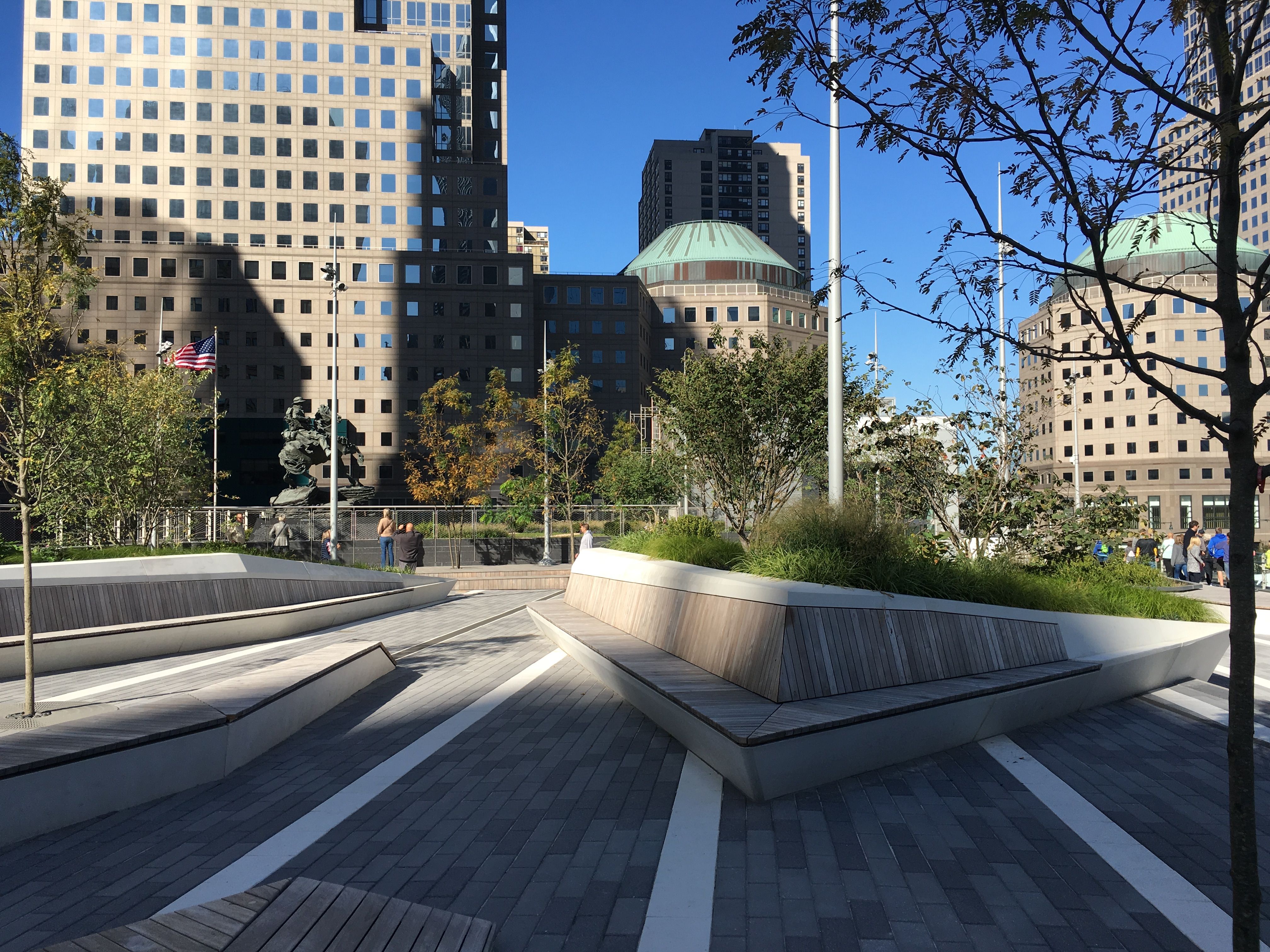 Liberty Park, a new elevated park in NYC