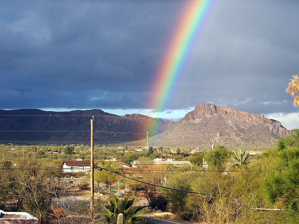Rainbow over Drexel Heights, Arizona