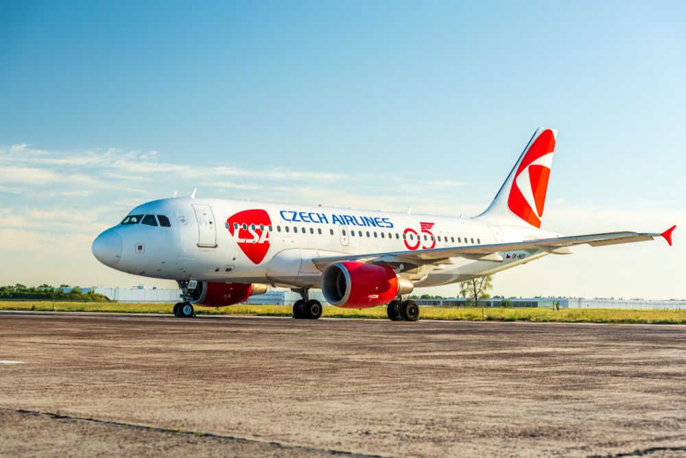 Czech Airlines aircraft Airbus A319-112