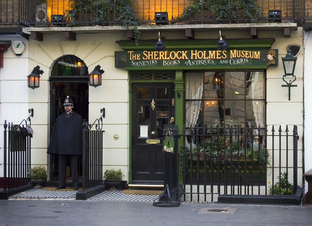 The Sherlock Holmes Museum on Baker Street in London, England, UK