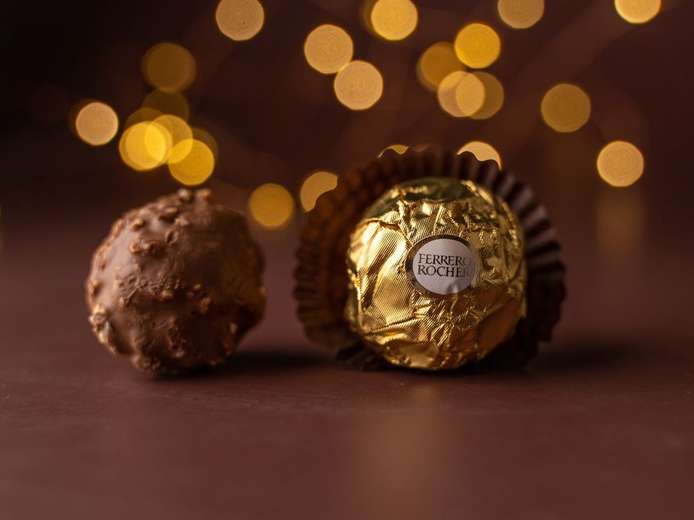 Italian Ferrero Rocher chocolate