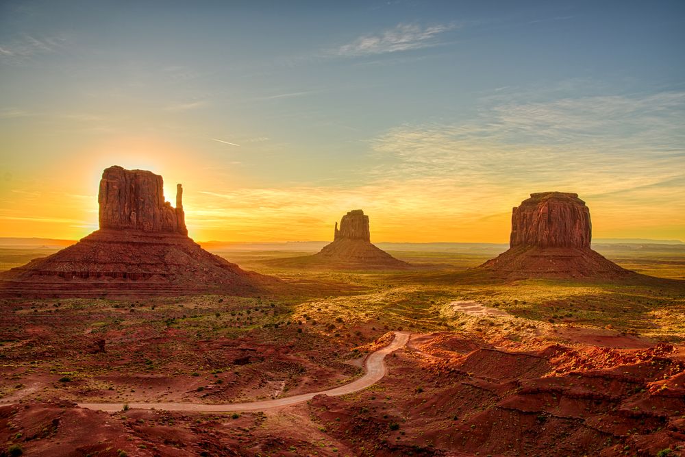 Sunrise view at Monument Valley, Arizona, USA