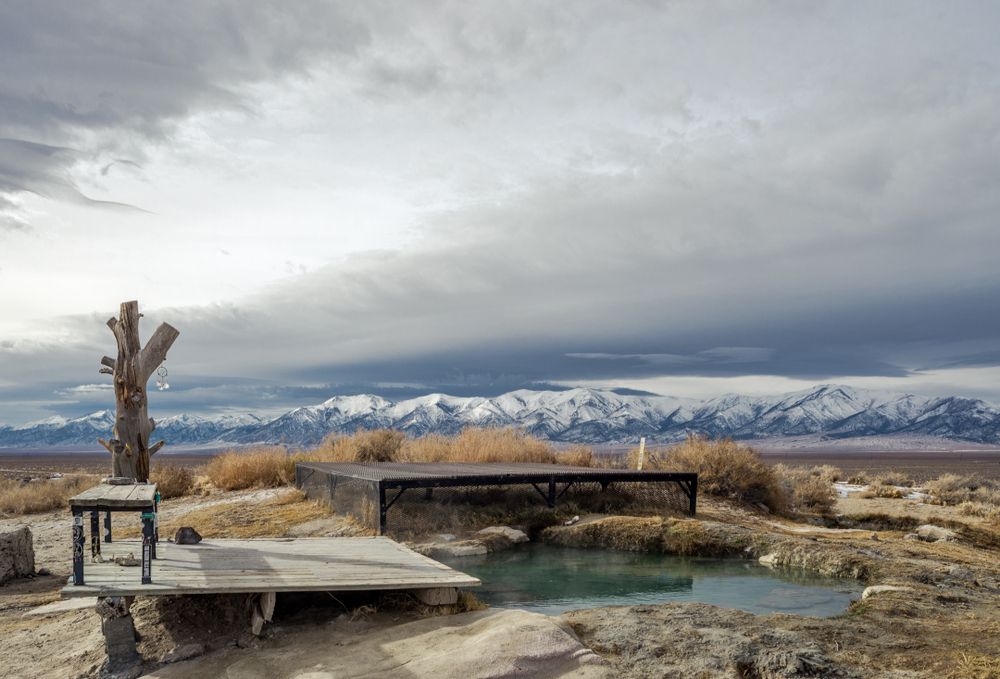 The main pool at Spencer Hot Springs