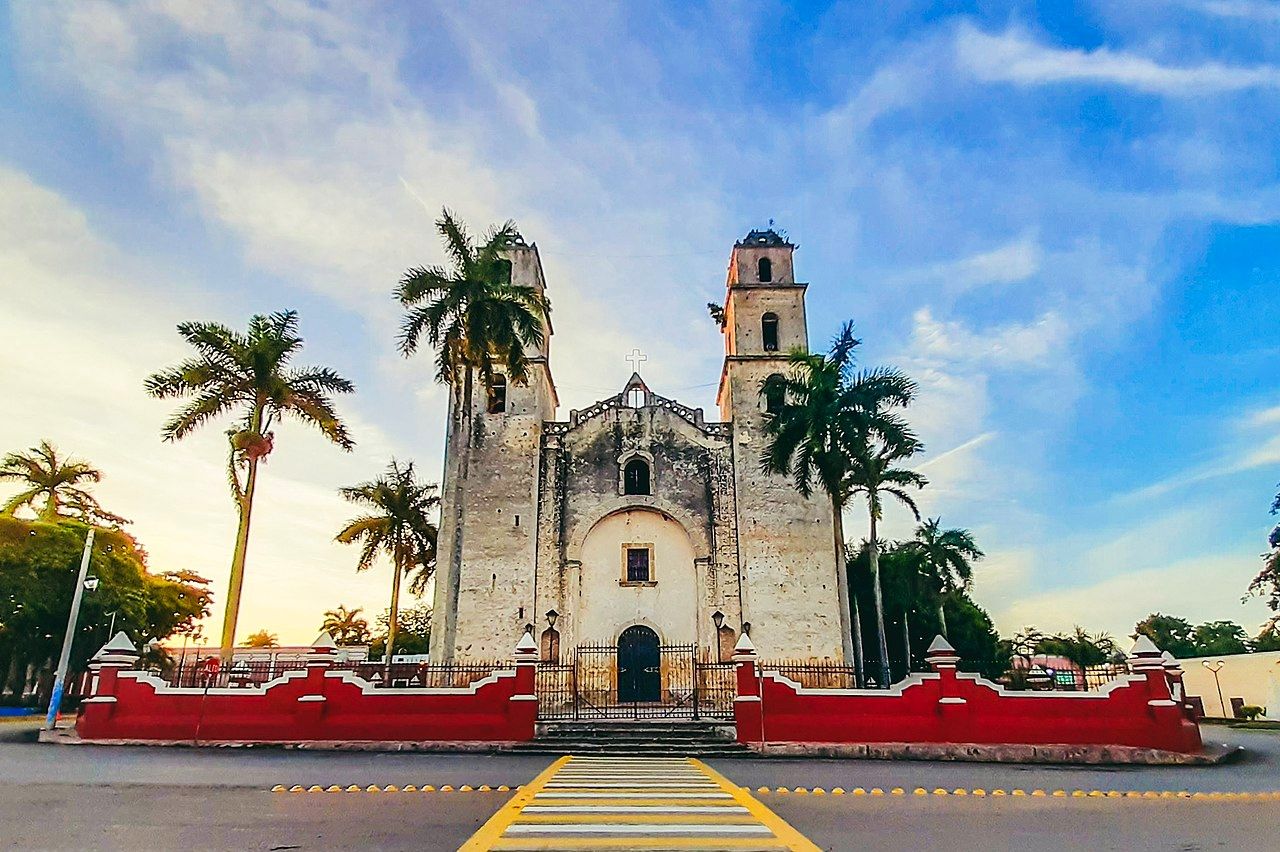 Church in Espita, Yucatan, Mexico