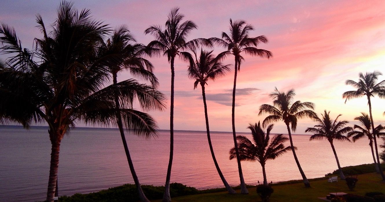Pink Hawaiian Sunset, Kaunakakai, Molokai