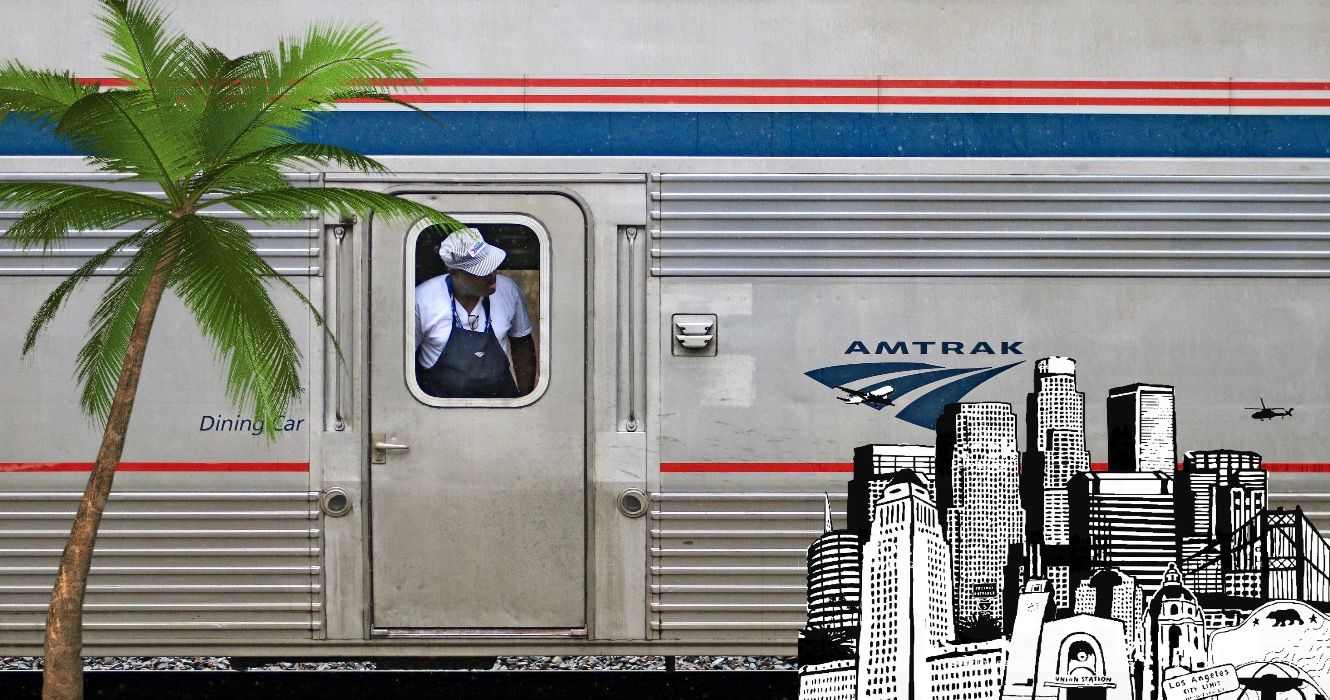 Amtrak California Zephyr train