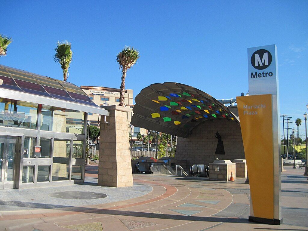 The Los Angeles County Metropolitan Transportation Authority's Mariachi Plaza station