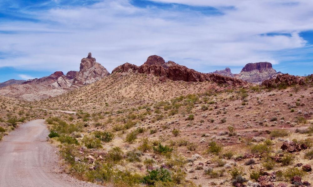 Mountains east of Kingman, Arizona