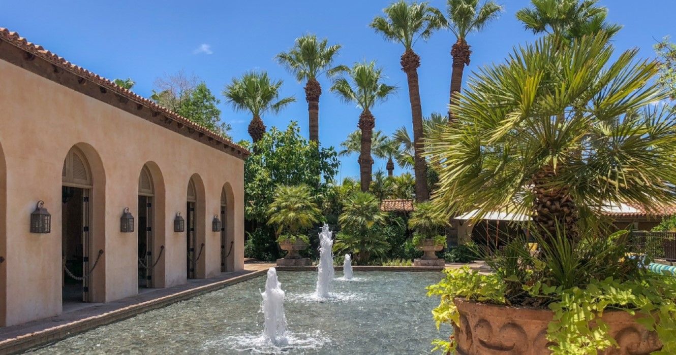 Royal Palms Hotel set in a Spanish Colonial home built in 1929, Phoenix, Arizona